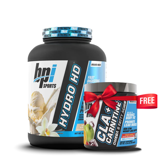 BPI Sports Hydro HD + FREE CLA + Carnitine