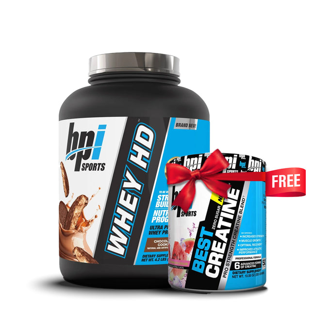 BPI Sports Whey HD + FREE Best Creatine