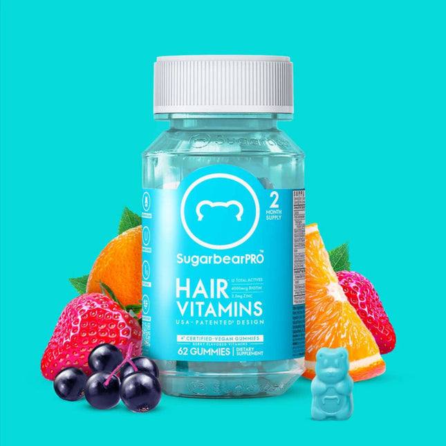 SugarbearPRO Hair Vitamin Gummies – 2-Month Supply