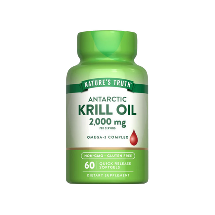 Nature’s Truth Krill Oil 2000 mg – Quick Release Softgels