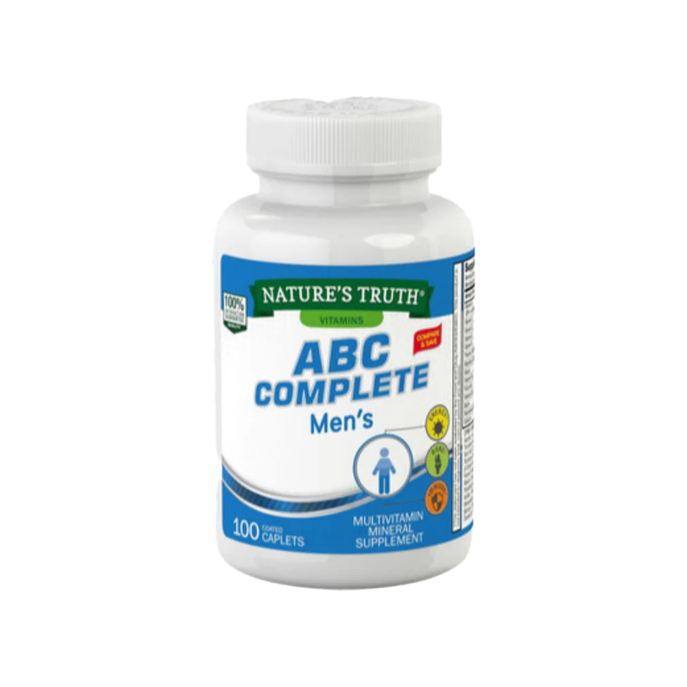 Nature’s Truth Men’s Complete Multivitamin – 100 Coated Caplets