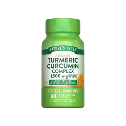 Nature’s Truth Turmeric Curcumin 1500 mg Complex with Black Pepper