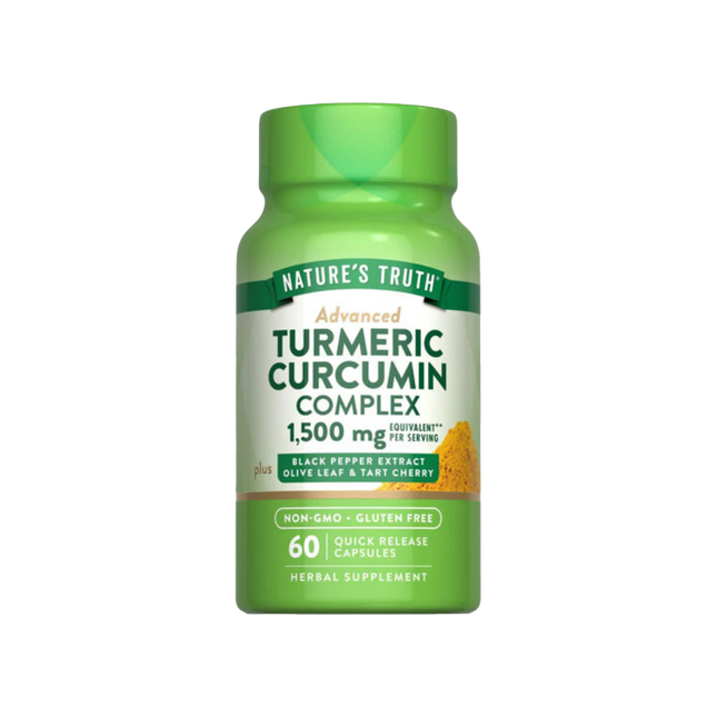 Nature’s Truth Turmeric Curcumin 1500 mg Complex with Black Pepper