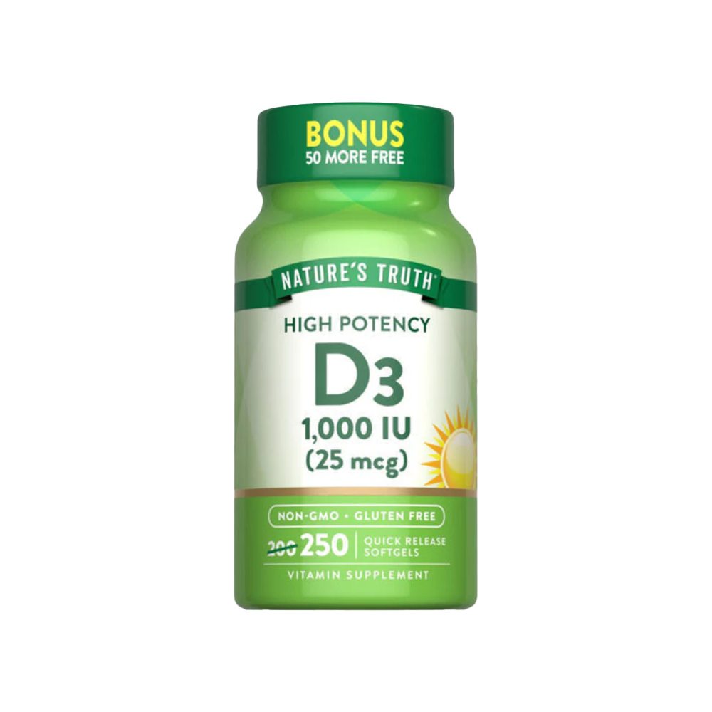 Nature’s Truth Vitamin D3 1,000 IU