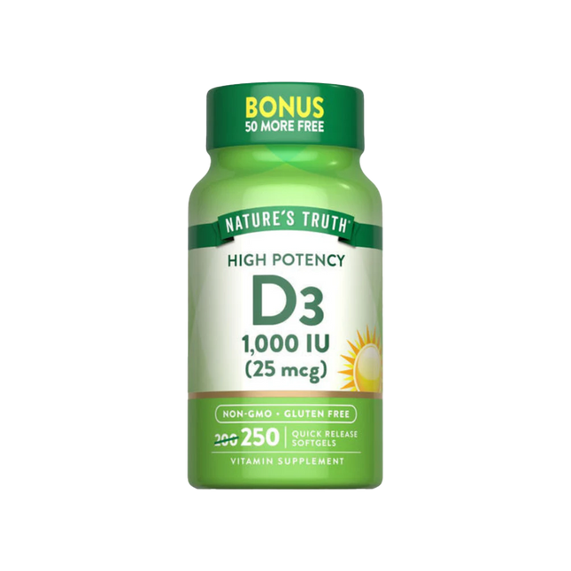 Nature’s Truth Vitamin D3 1,000 IU
