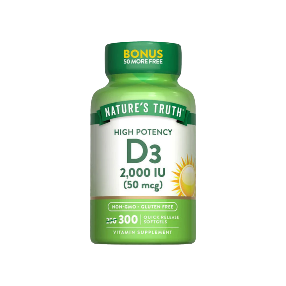 Nature’s Truth Vitamin D3 2,000 IU