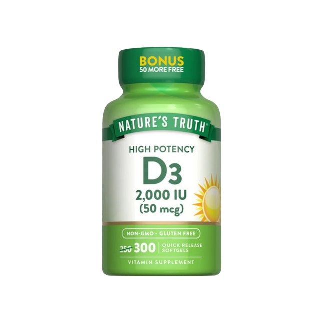 Nature’s Truth Vitamin D3 2,000 IU