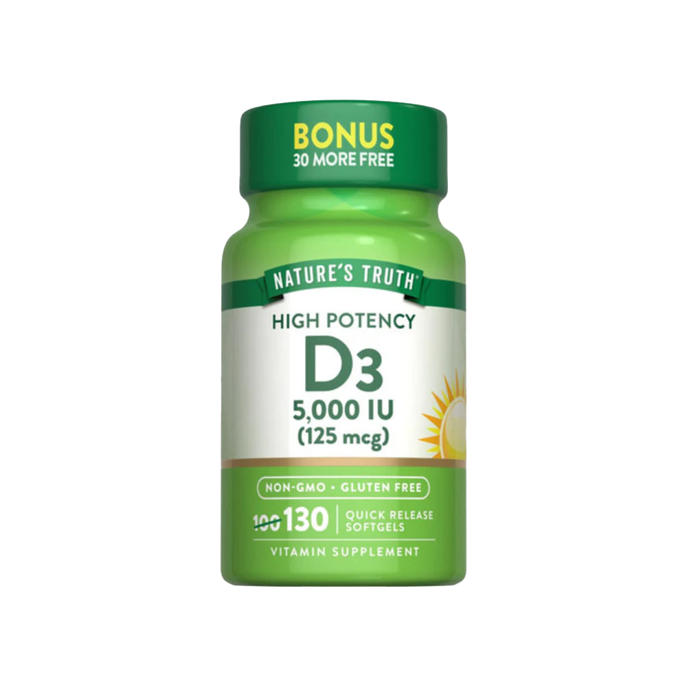 Nature’s Truth Vitamin D3 – 5,000 IU