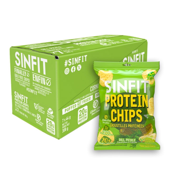 SinFit Protein Chips – Dill Pickle (44g)
