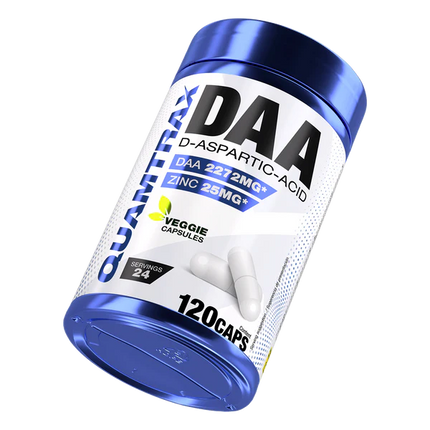 QTX DAA – D-Aspartic Acid (DAA) 120 Capsules