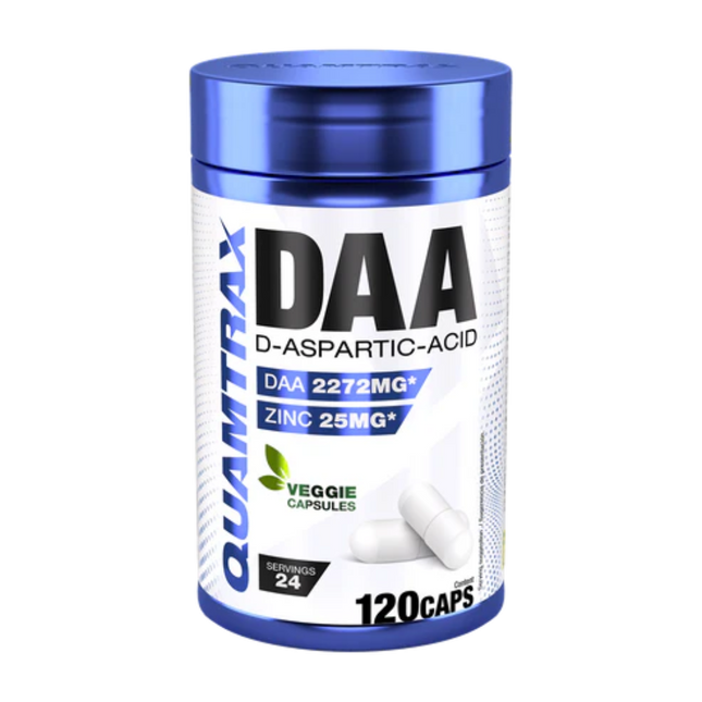 QTX DAA – D-Aspartic Acid (DAA) 120 Capsules