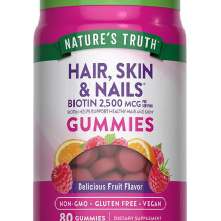 Nature’s Truth Hair, Skin &amp; Nails – 2,500 mcg Biotin