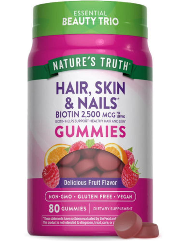 Nature’s Truth Hair, Skin &amp; Nails – 2,500 mcg Biotin