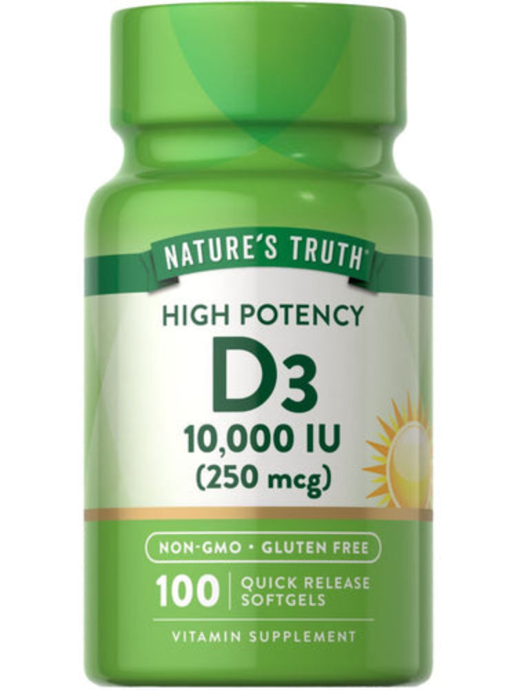 Nature’s Truth Vitamin D3 10,000 IU