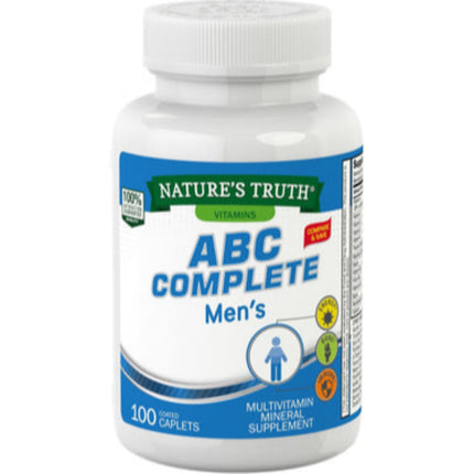 Nature’s Truth Men’s Complete Multivitamin – 100 Coated Caplets