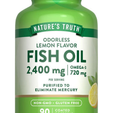 Nature’s Truth Fish Oil Omega‑3 2000 mg