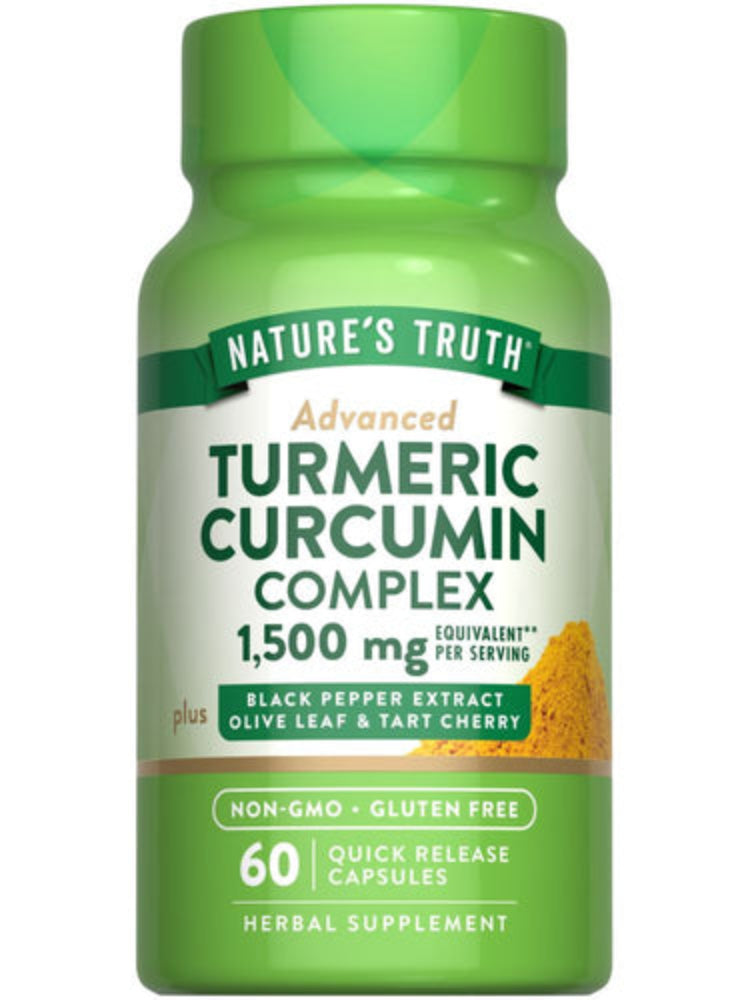 Nature’s Truth Turmeric Curcumin 1500 mg Complex with Black Pepper