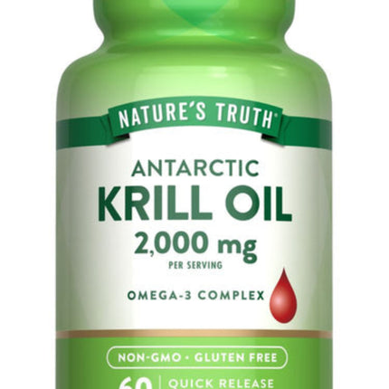 Nature’s Truth Krill Oil 2000 mg – Quick Release Softgels