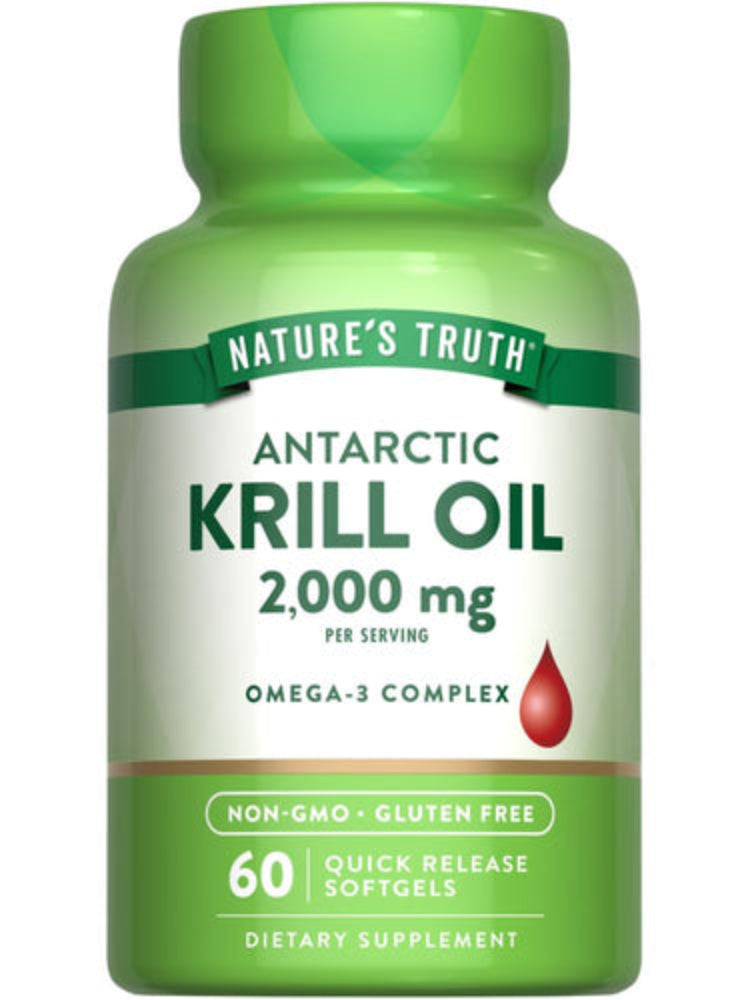 Nature’s Truth Krill Oil 2000 mg – Quick Release Softgels
