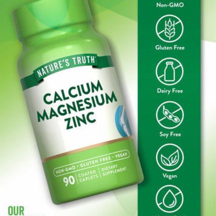 Nature’s Truth Calcium + Magnesium + Zinc