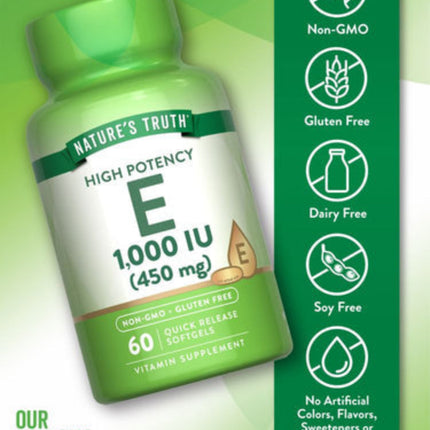 Nature’s Truth Vitamin E 268 mg (1,000 IU)
