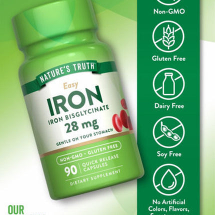 Nature’s Truth Easy-Iron 28 mg