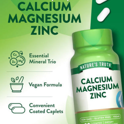 Nature’s Truth Calcium + Magnesium + Zinc