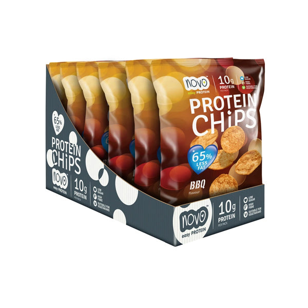 NOVO Protein Chips - Box of 6x 30g bags